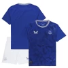 Kinderen Everton FC Mykolenko #19 Voetbalshirt 2024-25 Thuistenue (+ Korte Broeke)