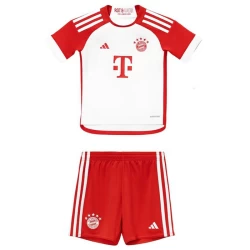 Kinderen FC Bayern München Voetbalshirt 2023-24 Thuistenue (+ Korte Broeke)