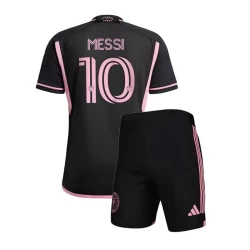 Kinderen Inter Miami CF Voetbalshirt 2024-25 Lionel Messi #10 Uittenue (+ Korte Broeke)