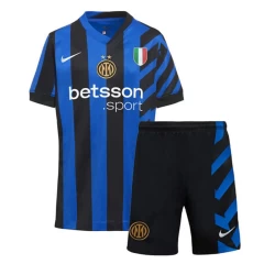 Kinderen Inter Milan Voetbalshirt 2024-25 Thuistenue (+ Korte Broeke)