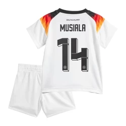 Kinderen Jamal Musiala #14 Duitsland Voetbalshirt EK 2024 Thuistenue (+ Korte Broeke)