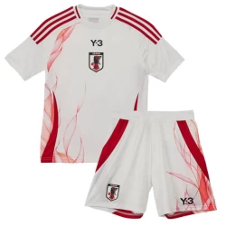 Kinderen Japan Voetbalshirt 2024 Uittenue (+ Korte Broeke)