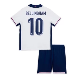 Kinderen Jude Bellingham #10 Engeland Voetbalshirt EK 2024 Thuistenue (+ Korte Broeke)
