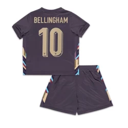 Kinderen Jude Bellingham #10 Engeland Voetbalshirt EK 2024 Uittenue (+ Korte Broeke)