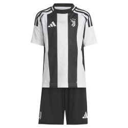 Kinderen Juventus FC Voetbalshirt 2024-25 Thuistenue (+ Korte Broeke)