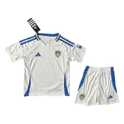 Kinderen Leeds United Voetbalshirt 2024-25 Thuistenue (+ Korte Broeke)