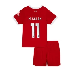 Kinderen Liverpool FC Mohamed Salah #11 Voetbalshirt 2023-24 Thuistenue (+ Korte Broeke)