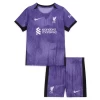 Kinderen Liverpool FC Voetbalshirt Mohamed Salah #11 2023-24 Thirdtenue (+ Korte Broeke)