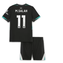 Kinderen Liverpool FC Voetbalshirt 2024-25 Mohamed Salah #11 Uittenue (+ Korte Broeke)