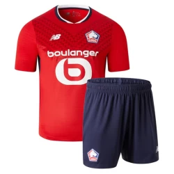 Kinderen LOSC Lille Voetbalshirt 2024-25 Thuistenue (+ Korte Broeke)