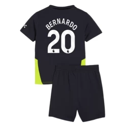 Kinderen Manchester City Voetbalshirt 2024-25 Bernardo Silva #20 Uittenue (+ Korte Broeke)