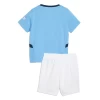 Kinderen Manchester City Voetbalshirt 2024-25 Thuistenue (+ Korte Broeke)