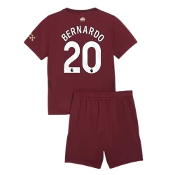 Kinderen Manchester City Voetbalshirt Bernardo Silva #20 2024-25 Thirdtenue (+ Korte Broeke)