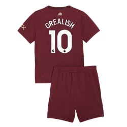 Kinderen Manchester City Voetbalshirt Jack Grealish #10 2024-25 Thirdtenue (+ Korte Broeke)