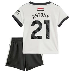 Kinderen Manchester United Voetbalshirt Antony #21 2024-25 Thirdtenue (+ Korte Broeke)