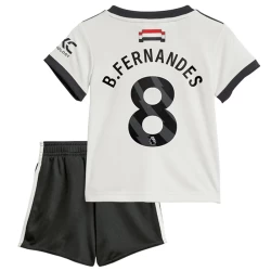 Kinderen Manchester United Voetbalshirt Bruno Fernandes #8 2024-25 Thirdtenue (+ Korte Broeke)