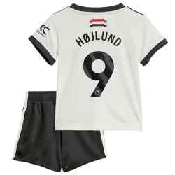 Kinderen Manchester United Voetbalshirt Hojlund #9 2024-25 Thirdtenue (+ Korte Broeke)