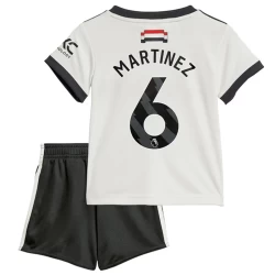 Kinderen Manchester United Voetbalshirt Martínez #6 2024-25 Thirdtenue (+ Korte Broeke)