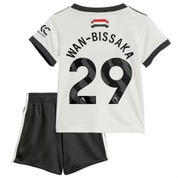 Kinderen Manchester United Voetbalshirt Wan-Bissaka #29 2024-25 Thirdtenue (+ Korte Broeke)