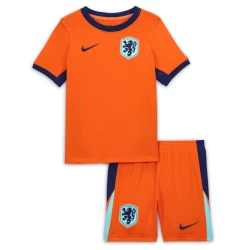 Kinderen Nederlands Voetbalshirt EK 2024 Thuistenue (+ Korte Broeke)