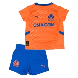 Kinderen Olympique de Marseille Voetbalshirt 2024-25 Thirdtenue (+ Korte Broeke)