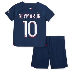 Kinderen Paris Saint-Germain PSG Neymar Jr #10 Voetbalshirt 2023-24 Thuistenue (+ Korte Broeke)
