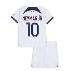 Kinderen Paris Saint-Germain PSG Voetbalshirt 2023-24 Neymar Jr #10 Uittenue (+ Korte Broeke)