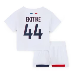 Kinderen Paris Saint-Germain PSG Voetbalshirt 2024-25 Ekitike #44 Uittenue (+ Korte Broeke)