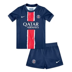 Kinderen Paris Saint-Germain PSG Voetbalshirt 2024-25 Thuistenue (+ Korte Broeke)