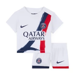 Kinderen Paris Saint-Germain PSG Voetbalshirt 2024-25 Uittenue (+ Korte Broeke)