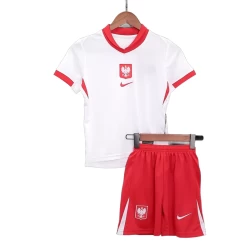Kinderen Polen Voetbalshirt EK 2024 Thuistenue (+ Korte Broeke)