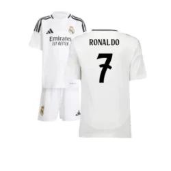 Kinderen Real Madrid Cristiano Ronaldo #7 Voetbalshirt 2024-25 Thuistenue (+ Korte Broeke)