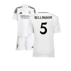 Kinderen Real Madrid Jude Bellingham #5 Voetbalshirt 2024-25 Thuistenue (+ Korte Broeke)