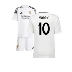 Kinderen Real Madrid Luka Modrić #10 Voetbalshirt 2024-25 Thuistenue (+ Korte Broeke)