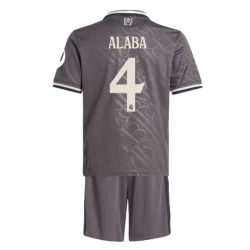 Kinderen Real Madrid Voetbalshirt David Alaba #4 2024-25 HP Thirdtenue (+ Korte Broeke)