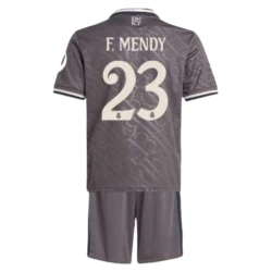 Kinderen Real Madrid Voetbalshirt F.Mendy #23 2024-25 HP Thirdtenue (+ Korte Broeke)