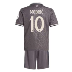 Kinderen Real Madrid Voetbalshirt Modric #10 2024-25 HP Thirdtenue (+ Korte Broeke)