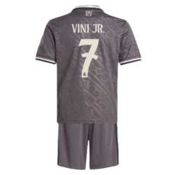 Kinderen Real Madrid Voetbalshirt Vinicius Junior #7 2024-25 Thirdtenue (+ Korte Broeke)