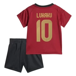 Kinderen Romelu Lukaku #10 België Voetbalshirt EK 2024 Thuistenue (+ Korte Broeke)