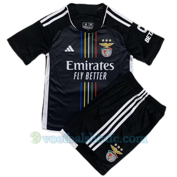 Kinderen SL Benfica Voetbalshirt 2023-24 Thirdtenue (+ Korte Broeke)