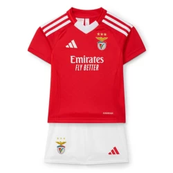 Kinderen SL Benfica Voetbalshirt 2024-25 Thuistenue (+ Korte Broeke)