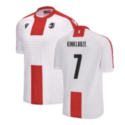 Kinkladze #7 Georgia Voetbalshirt EK 2024 Thuistenue Heren