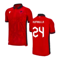 Kumbulla #24 Albanië Voetbalshirt EK 2024 Thuistenue Heren