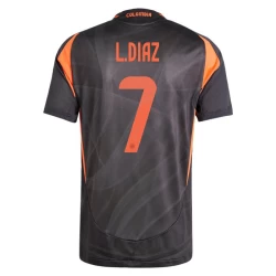 L. Diaz #7 Colombia Voetbalshirt Copa America 2024 Uittenue Heren