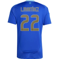 L. Martinez #22 Argentinië Voetbalshirt Copa America 2024 Uittenue Heren