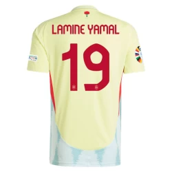 Lamine Yamal #19 Spanje Voetbalshirt EK 2024 Uittenue Heren