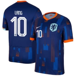 Lang #10 Nederlands Voetbalshirt EK 2024 Uittenue Heren