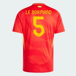 Le Normand #5 Spanje Voetbalshirt EK 2024 Thuistenue Heren