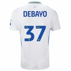 Leeds United Debayo #37 Voetbalshirt 2024-25 Thuistenue Heren