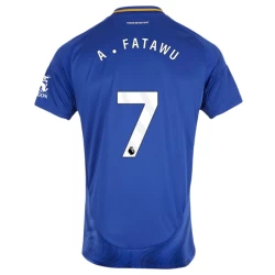 Leicester City A. Fatawu #7 Voetbalshirt 2024-25 Thuistenue Heren